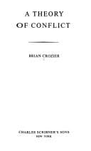 Tapa de A theory of conflict