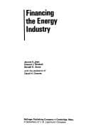 Tapa de Financing the energy industry