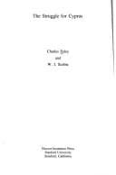 Tapa de The struggle for Cyprus