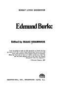 Tapa de Edmund Burke