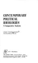 Tapa de Contemporary political ideologies