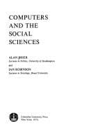 Tapa de Computers and the social sciences