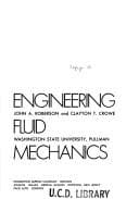 Tapa de Engineering fluid mechanics