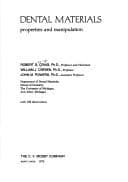 Tapa de Dental materials; properties and manipulation
