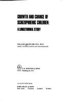 Tapa de Growth and change of schizophrenic children