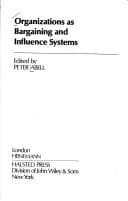 Tapa de Organizations as bargaining and influence systems
