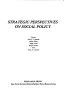 Tapa de Strategic perspectives on social policy