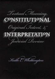 Tapa de Constitutional Interpretation