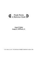 Tapa de Frank Norris: a reference guide