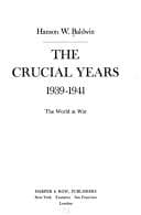 Tapa de The crucial years, 1939-1941