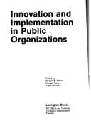 Tapa de Innovation and implementation in public organizations
