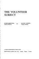 Tapa de The volunteer subject