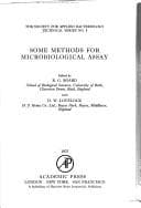Tapa de Some Methods for Microbial Assay (Technical series - Society for Applied Bacteriology ; no. 8)