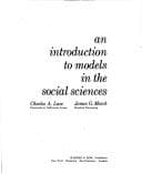 Tapa de An introduction to models in the social sciences