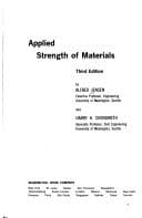Tapa de Applied strength of materials