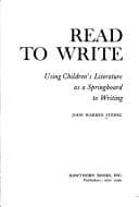 Tapa de Read to write