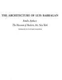 Tapa de The architecture of Luis Barragán