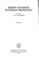 Tapa de Recent advances in clinical neurology