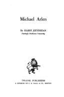 Tapa de Michael Arlen