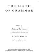 Tapa de The logic of grammar