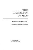 Tapa de The humanity of man
