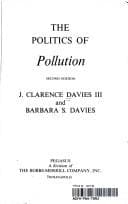 Tapa de The politics of pollution
