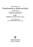 Tapa de The theory of transformations in metals and alloys