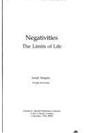 Tapa de Negativities, the limits of life