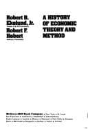 Tapa de A history of economic theory and method