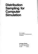 Tapa de Distribution sampling for computer simulation