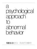Tapa de A psychological approach to abnormal behavior