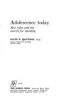Tapa de Adolescence today