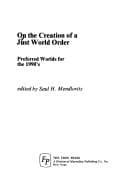 Tapa de On the creation of a just world order