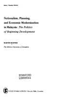 Tapa de Nationalism, planning, and economic modernization in Malaysia