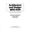 Tapa de Architecture and design, 1890-1939