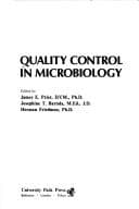 Tapa de Quality control in microbiology: Proceedings of the fifth annual symposium of the Eastern Pennsylvania Branch of the American Society of Microbiology, Philadelphia, 15-16 November, 1973