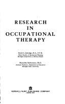 Tapa de Research in occupational therapy