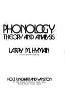 Tapa de Phonology