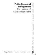Tapa de Public personnel management