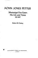 Tapa de John Jones Pettus, Mississippi fire-eater