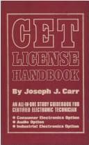 Tapa de CET license handbook