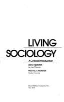 Tapa de Living sociology