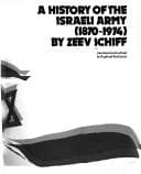 Tapa de A history of the Israeli Army (1870-1974)