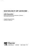 Tapa de Sociology of leisure