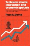 Tapa de Technical choice innovation and economic growth