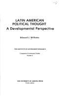 Tapa de Latin American political thought