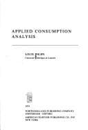Tapa de Applied consumption analysis