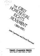 Tapa de The Early Homosexual Rights Movement (1864-1935)