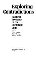 Tapa de Exploring contradictions; political economy in the corporate state