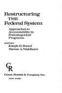 Tapa de Restructuring the federal system